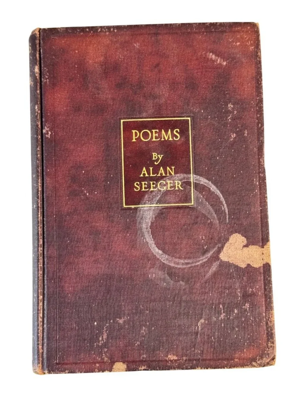 Poems By Alan Seeger Vintage 1917 Hardcover Scribners Sons - 1917